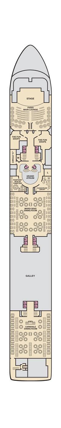 Carnival Inspiration Deck Plans