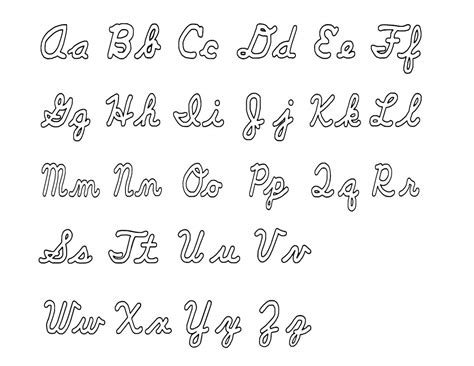 12 Capital Cursive Letters Worksheets / worksheeto.com