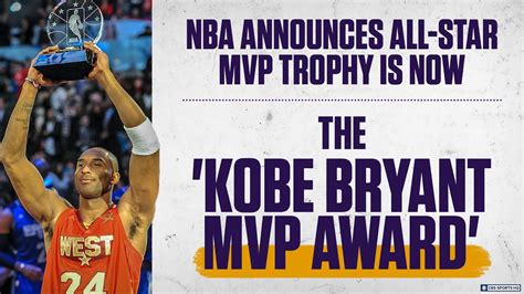 NBA announces it is renaming All-Star Game MVP Award to the Kobe Bryant ...