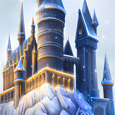 Hogwarts Castle Hanukkah Menorah Winter Dreidel 8k Digital Graphic · Creative Fabrica