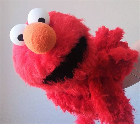 ELMO Muppet Puppet Replica 1:1 Handmade Sesame Street | Etsy