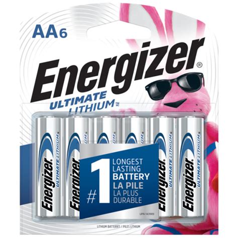 Energizer "AA" Ultimate Lithium Batteries, 6/PK | Grand & Toy