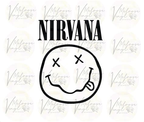 Nirvana Band Logo Vinyl Decal Sticker Grunge Rock Various Colors and Sizes - Etsy