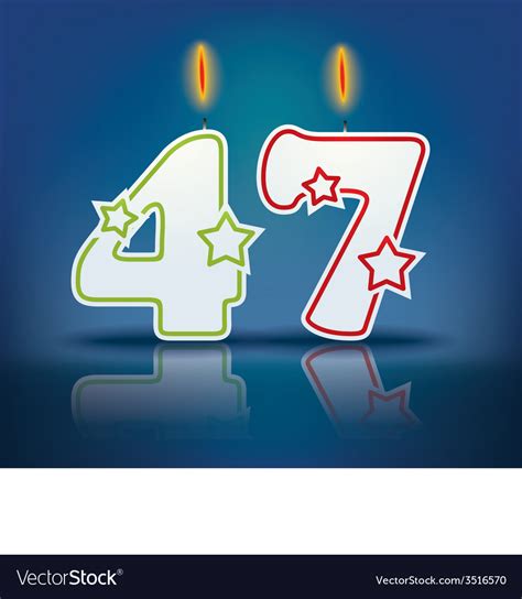 47 Birthday Candles