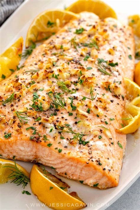 Baked Salmon Recipe - Jessica Gavin