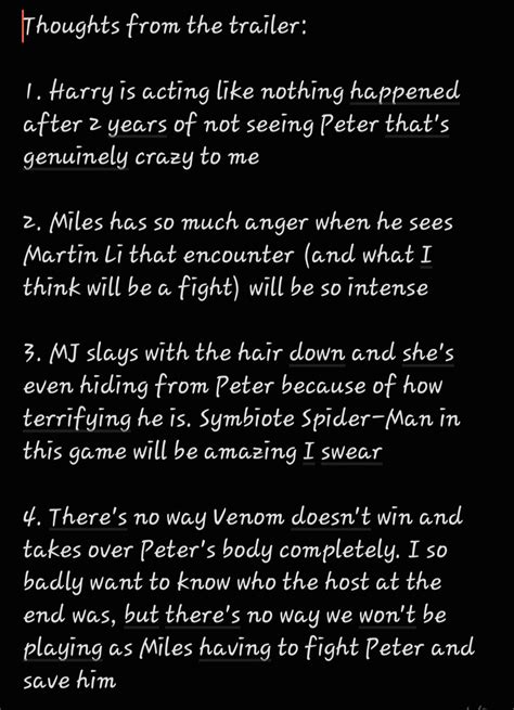 MrFounderz 😊 on Twitter: "Spoilers for the Spider-Man 2 story trailer ...