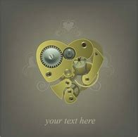 Mechanical heart background free vector | Download it now!
