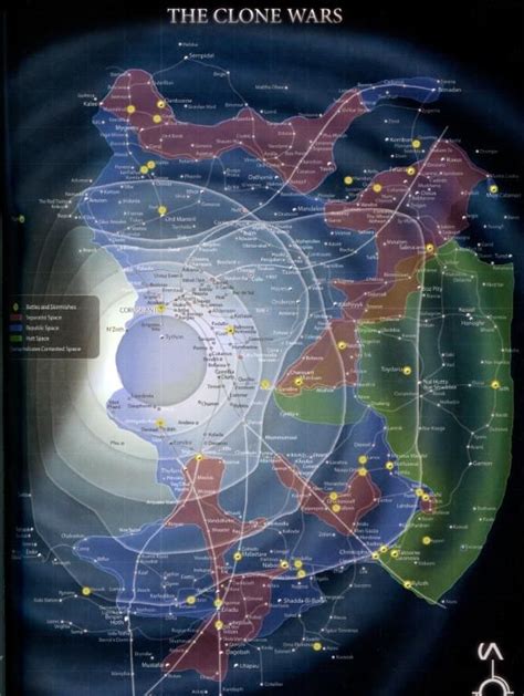 Can I have map of Star Wars galaxy showing territory of Separatists and ...