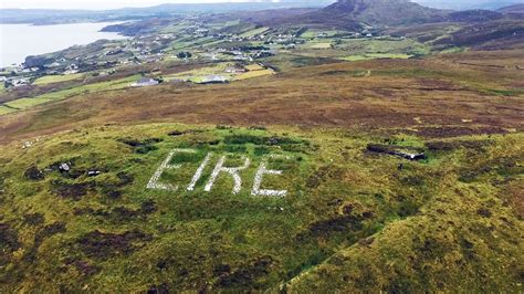 Look Out Post 81 and EIRE Sign Glengad Head Inishowen | Dublin airport, Eire, County donegal