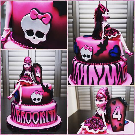 Monster High Draculaura cake | Monster high birthday cake, Monster high ...