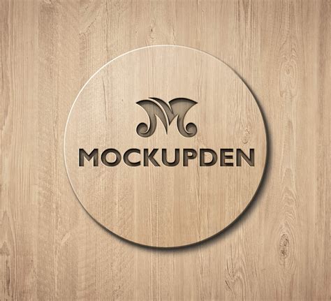 Free Metal Logo Mockup Psd Template Mockup Den Logo M - vrogue.co