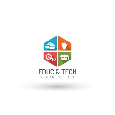 Premium Vector | Education and Technology Logo Template