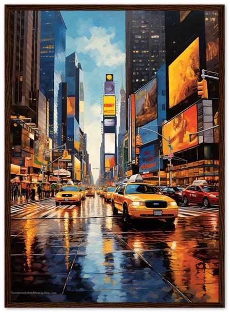 Best 12 New York Flatiron Chrysler Building Artwork Wall Decor Realistic Painting For Living ...