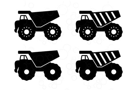 Dump Truck SVG PNG Cutting File Heavy duty dump truck Cutting | Etsy