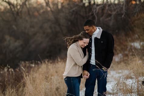 Ashley + Torrance | Minot Winter Engagement Session