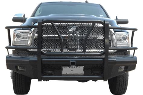 Steelcraft HD12260R HD Replacement Dodge Ram 2500/3500 Front Bumper 2010-2019 With Grille Guard ...