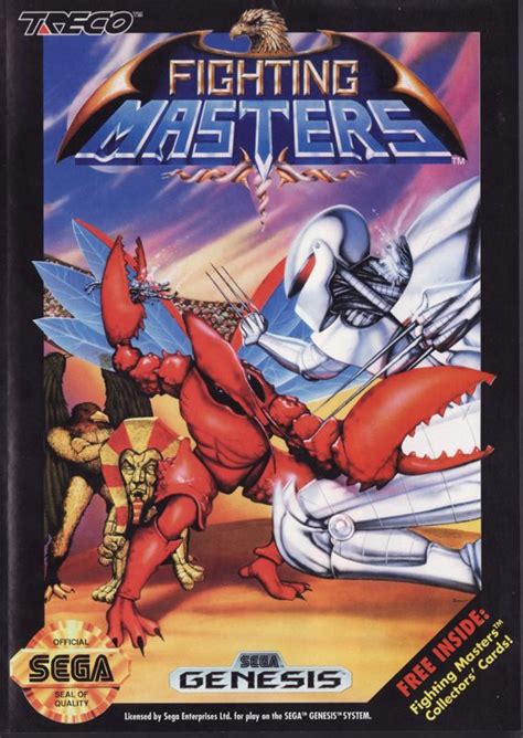 Fighting Masters (1991) Genesis box cover art - MobyGames