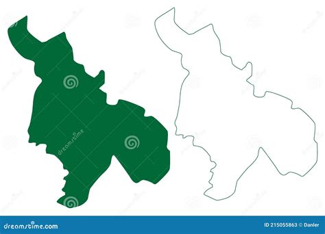 Panchkula District Haryana State, Republic of India Map Vector Illustration, Scribble Sketch ...