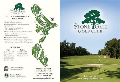 SGC Scorecard - Stonegate Golf Club