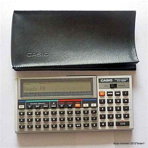 Casio FX-730P Basic Calculator/ Programmable Computer w/ Cover & Instructions | Basic calculator ...