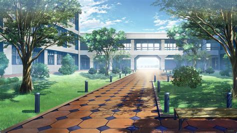 Anime School Hallway Wallpapers - Top Free Anime School Hallway Backgrounds - WallpaperAccess