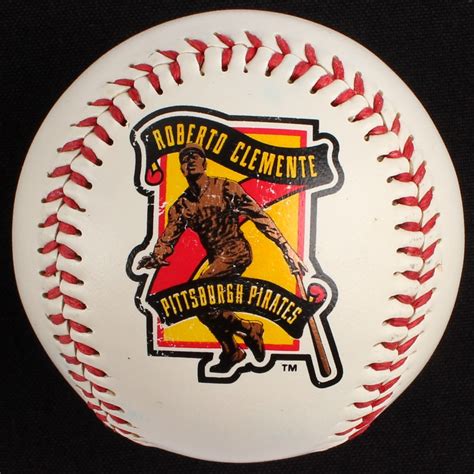 Roberto Clemente Pirates Commemorative Logo Baseball with High Quality Display Case | Pristine ...