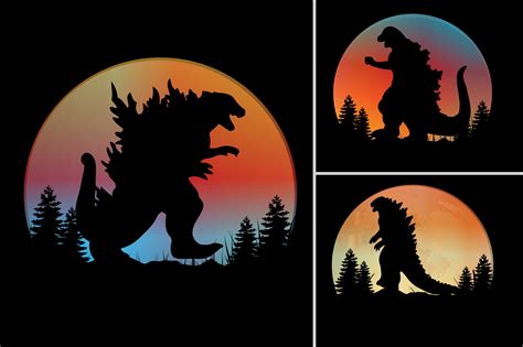 Godzilla 2022 Silhouette