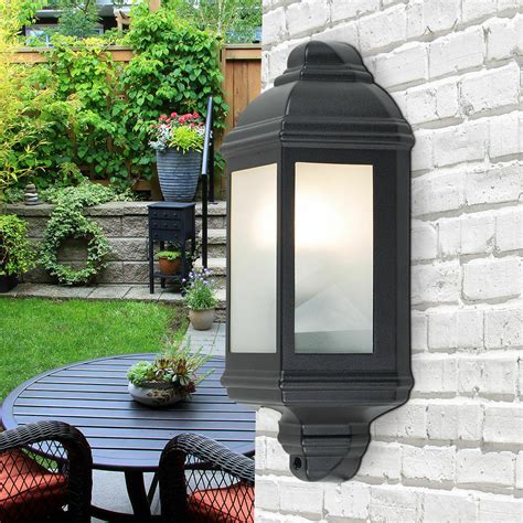 Modern Outdoor Security Bulkhead Wall Light Dusk Dawn PIR Motion Sensor ...