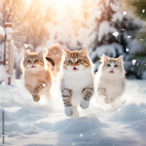 Group portrait photogous Persian cat skulking against a beach background .kitten Scottish ...