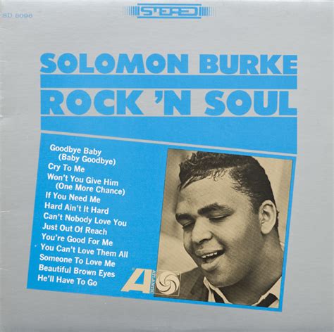 Solomon Burke - Rock 'N Soul (Vinyl, LP, Album, Stereo) | Discogs