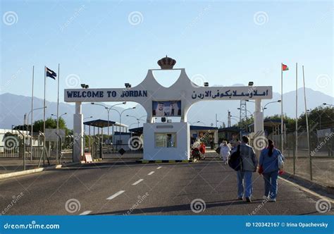 Border Crossing from Israel To Jordan Editorial Photography - Image of ...