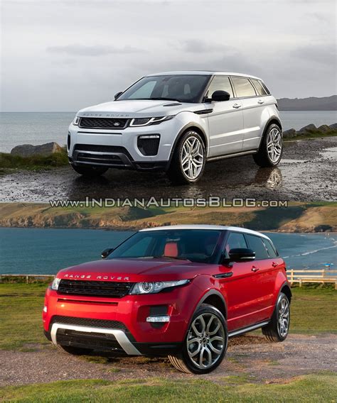 2016 Range Rover Evoque facelift vs 2015 Evoque - Old vs New