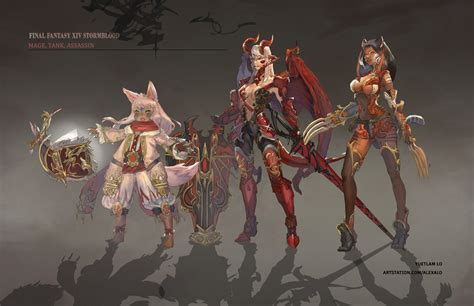 ArtStation - FF14 character design practice