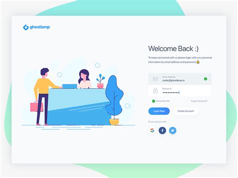 Login page | Login design, Login page design, Login page