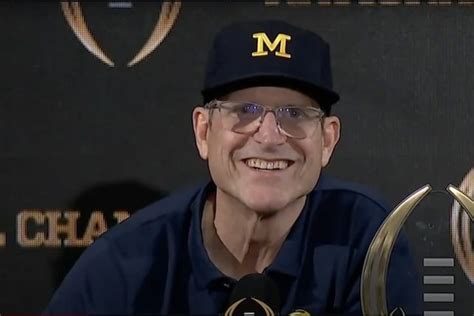 ‘Purpose-Driven Coach’ Jim Harbaugh Guides Michigan to National ...