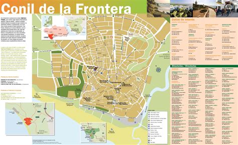 Conil de la Frontera tourist map - Ontheworldmap.com