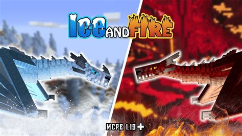 Ice and Fire Addon (1.21, 1.20) - MCPE/Bedrock Dragon Mod - 9Minecraft.Net