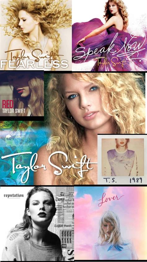 All Taylor Swift Albums Wallpapers - Wallpaper Cave