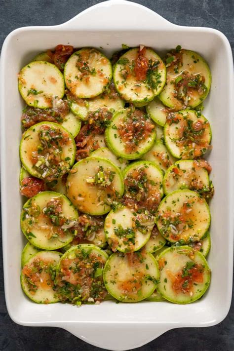 Zucchini Tomato Casserole (Vegan) - Give Recipe