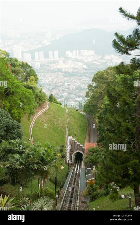 Aerial view from bukit bendera hill, penang, malaysia, asia Stock Photo ...