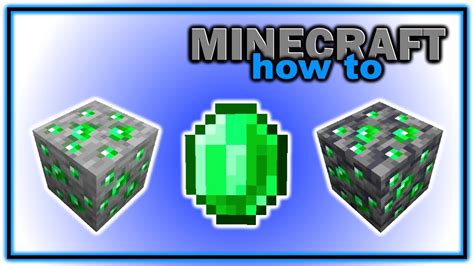 How to Find and Use Emeralds in Minecraft! | Easy Minecraft Tutorial - YouTube