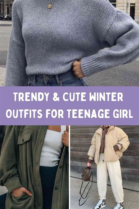 61 Cute Winter Outfits for Teenage Girl - momma teen