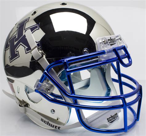 Kentucky Wildcats Authentic Schutt XP Full Size Helmet - Chrome | Football helmets, Kentucky ...