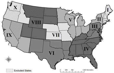 18: FEMA Regions used in Chapter Four. | Download Scientific Diagram