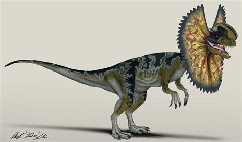 Jurassic Park Dilophosaurus by NikoRex on DeviantArt