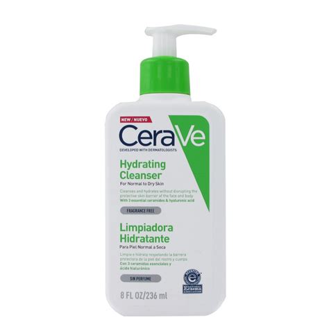 Cerave hydrating facial cleanser 236ml - Buy online LYskin.com