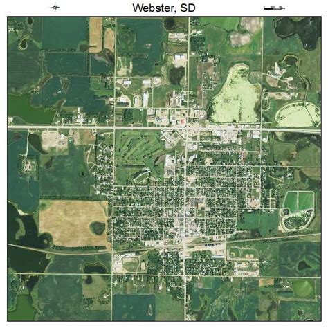 Aerial Photography Map of Webster, SD South Dakota