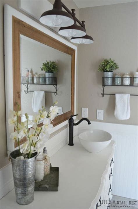 46 Paint Colors Farmhouse Bathroom Ideas - ROUNDECOR | Farmhouse master ...