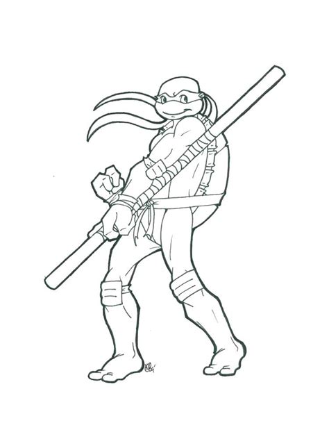 Donatello ninja turtles coloring pages | Ninja turtle coloring pages, Turtle coloring pages ...