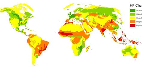 Maps Show Humans’ Growing Impact on the Planet